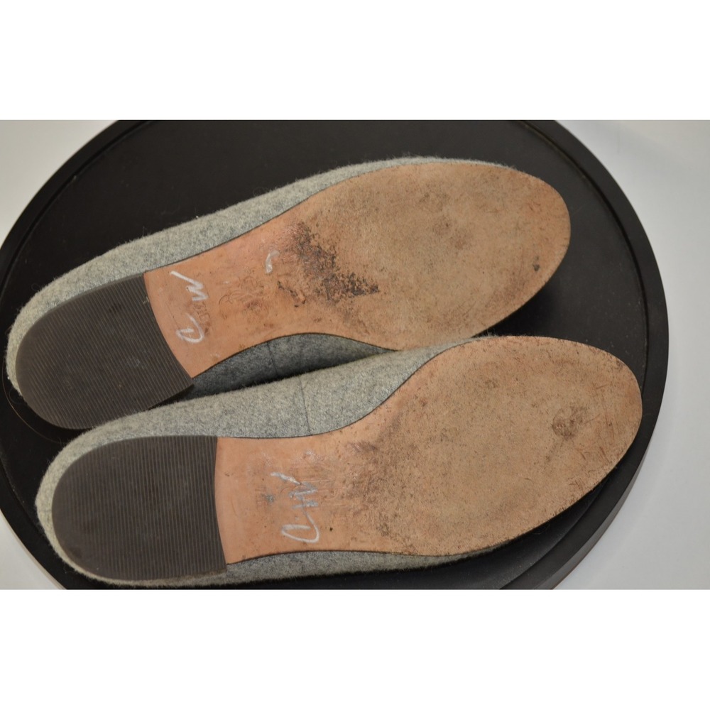 Cole Haan Sabrina Tassel Flannel Loafer Shoes Women's 7.5 B Gray / Green - Picture 6 of 7